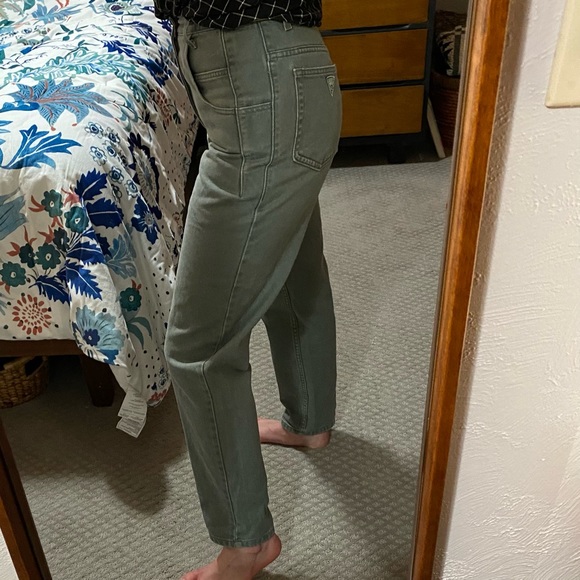 Vintage Guess Jeans Green/Gray Women’s sz 29 - Picture 4 of 14